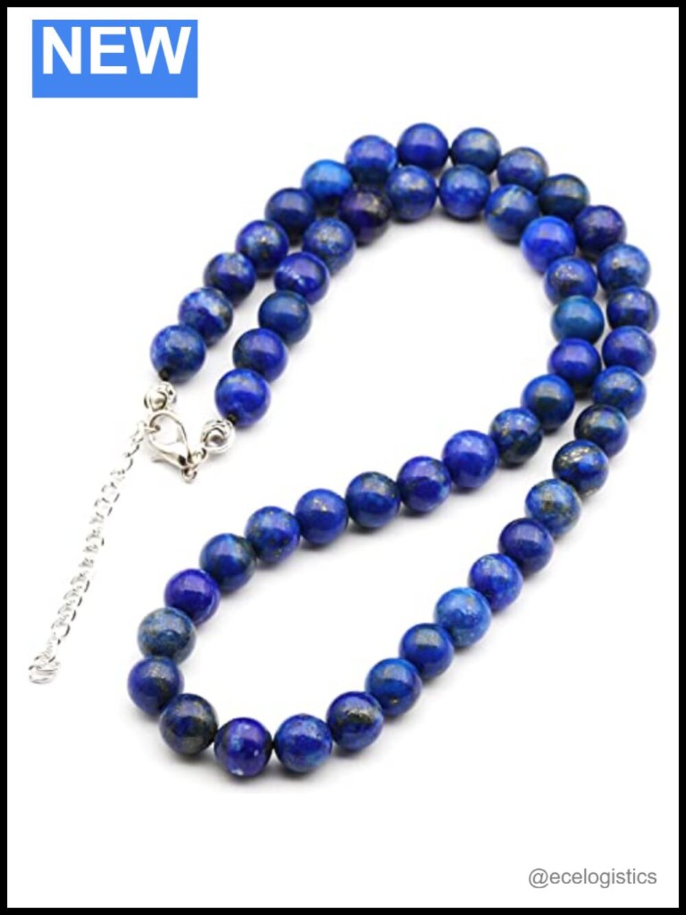 8mm Natural Gemstone Beaded Choker Necklace Handmade Adjustable Macrame